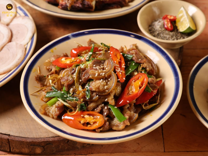 dê xào sả ớt Ninh Bình