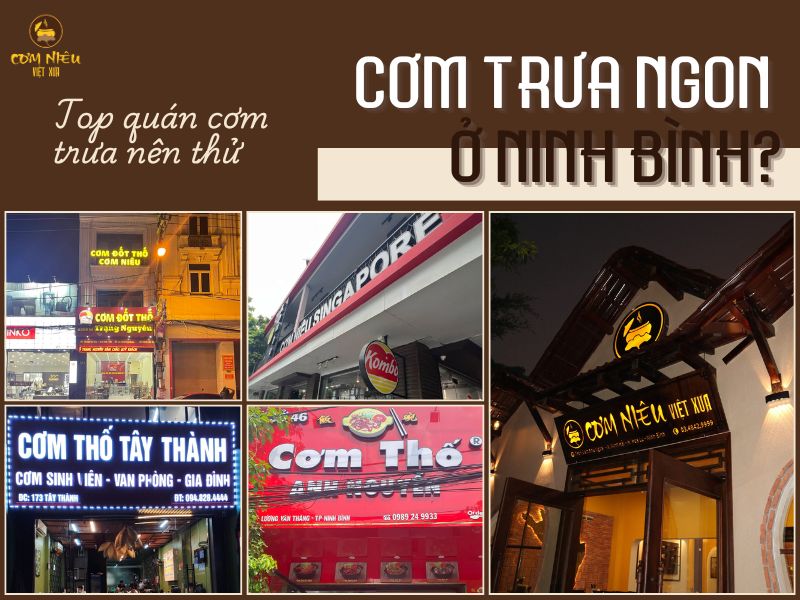 quán cơm niêu ngon ở ninh bình