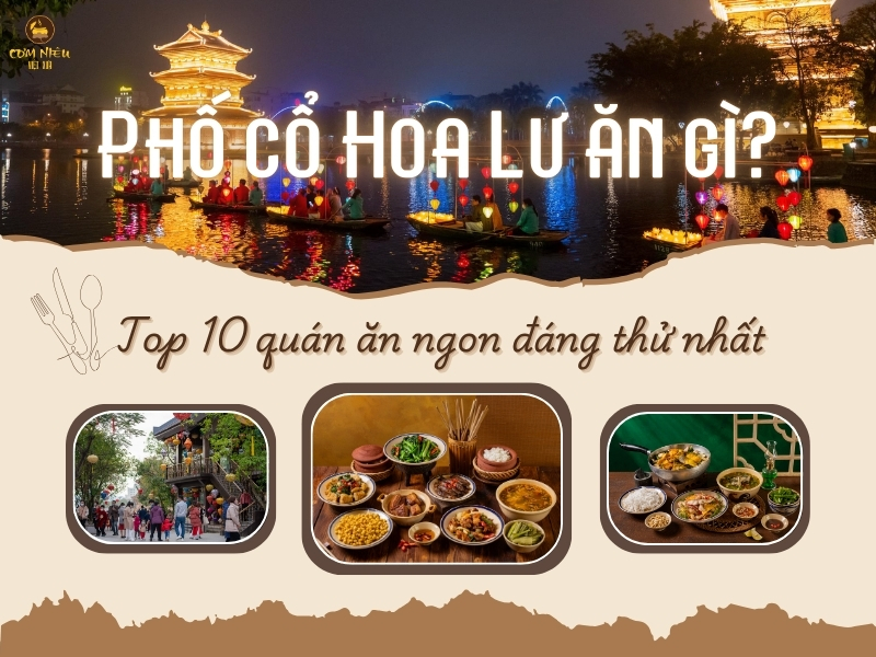 quán ăn ngon ở phố cổ hoa lư